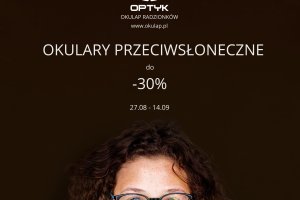 Promocja okulary przeciwsłoneczne do -30%